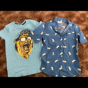 Old navy boy shirts sz L